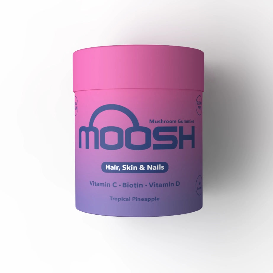 Moosh Mushroom Gummies for Hair, Skin, and Nails