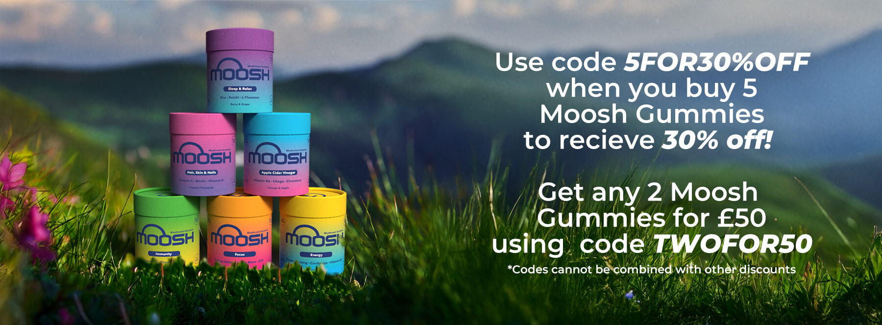 Moosh Gummies Discount Offer with Promo Codes